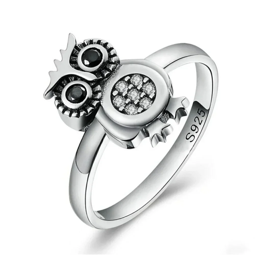 💎 925 Silver Plated 3A CZ Cute Ring for Men Women, FB16FA1042